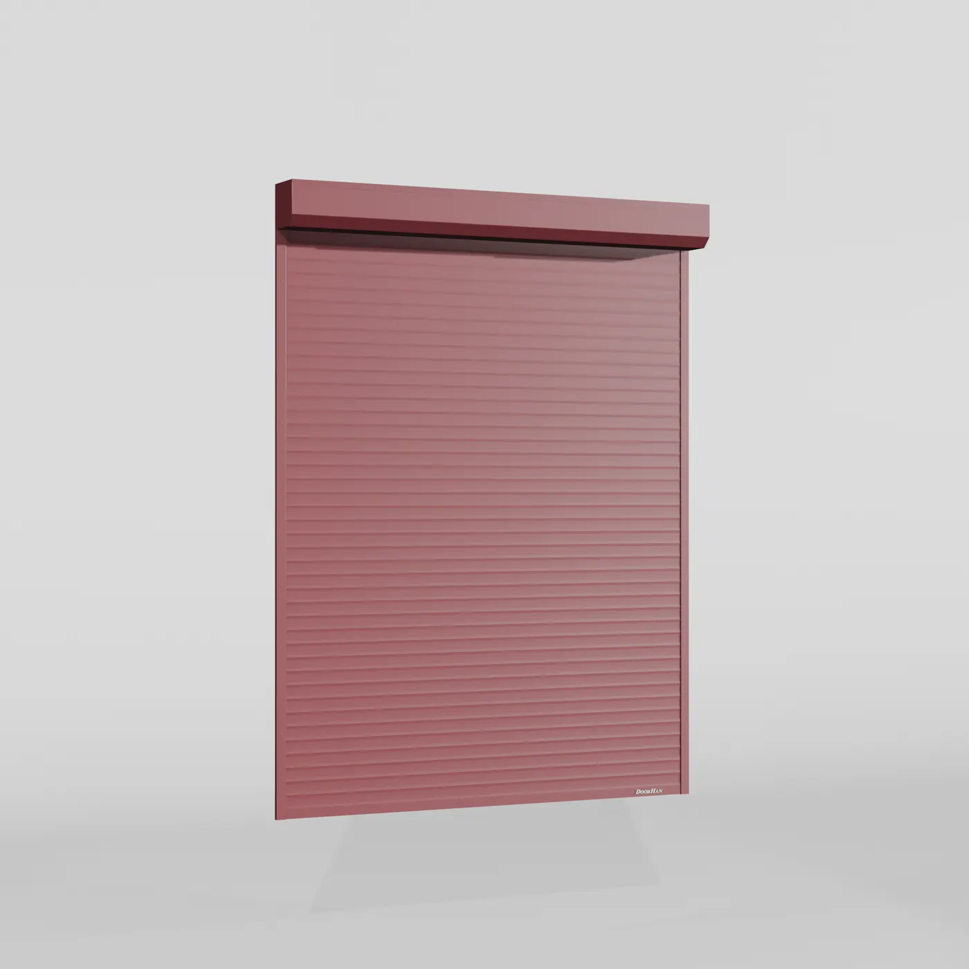 Рольставни DoorHan 2700х1000 цвета RAL 3005 (бордовый) взломостойкие с автоматикой